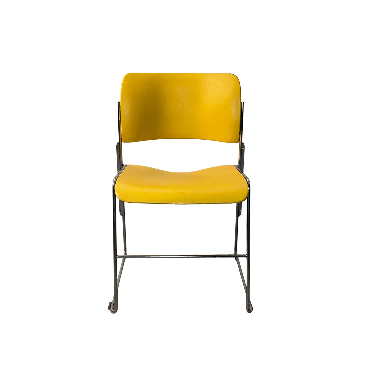 40/4 Chair by David Rowland (yellow)